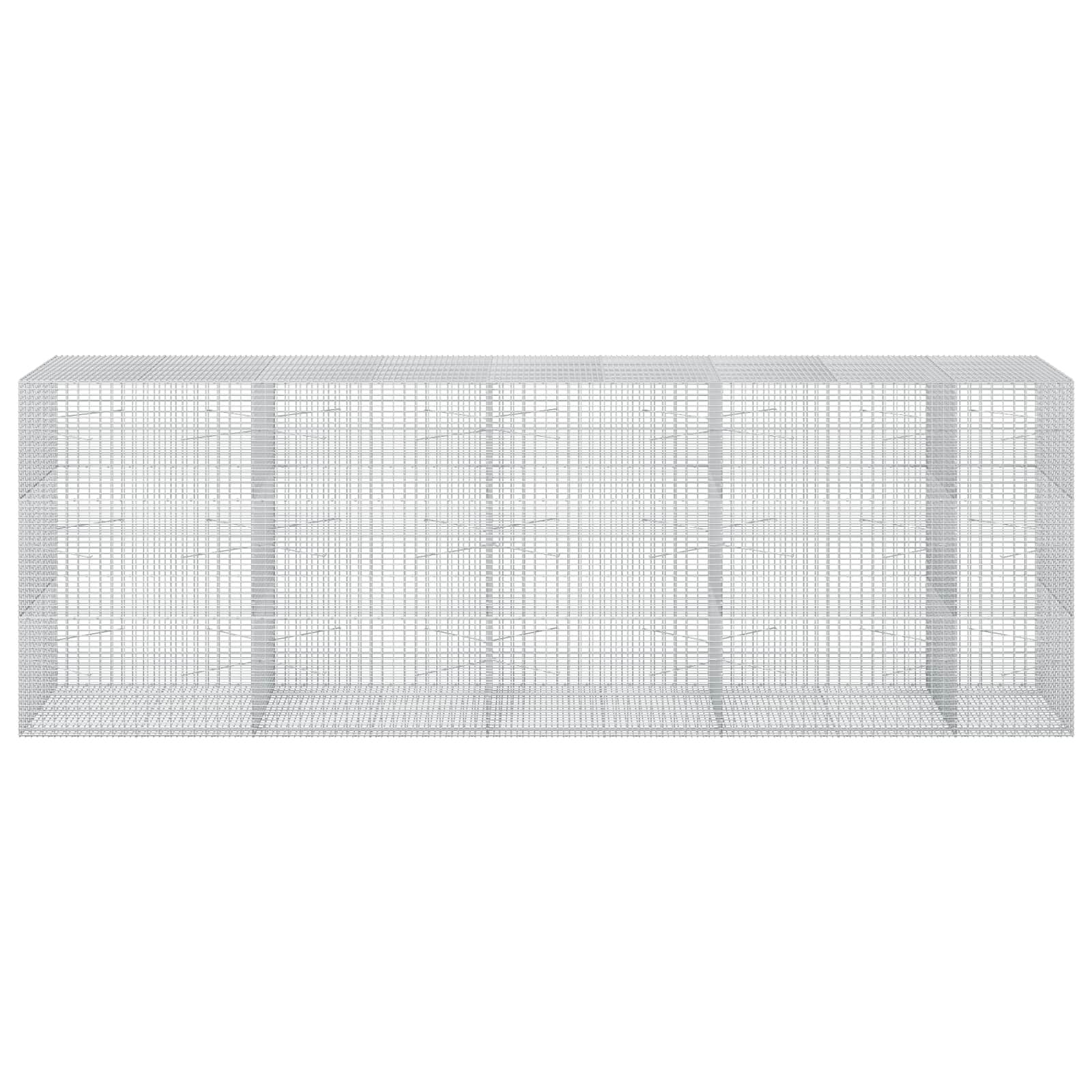 Gabion z žico 3,5 mm in mrežo 5x2,5 cm 450x100x150 cm