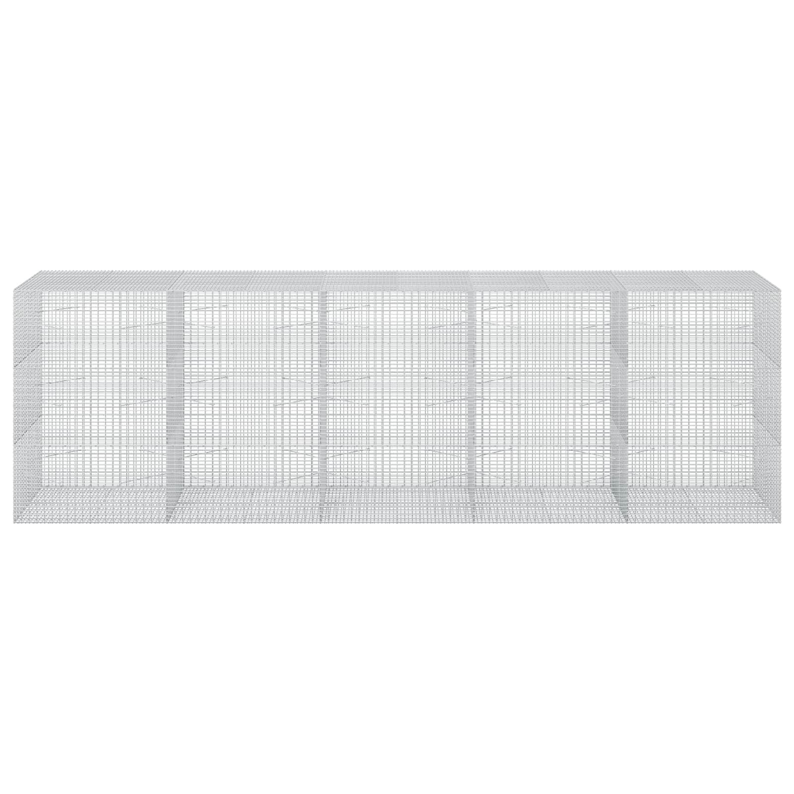 Gabion z žico 3,5 mm in mrežo 5x2,5 cm 500x100x150 cm
