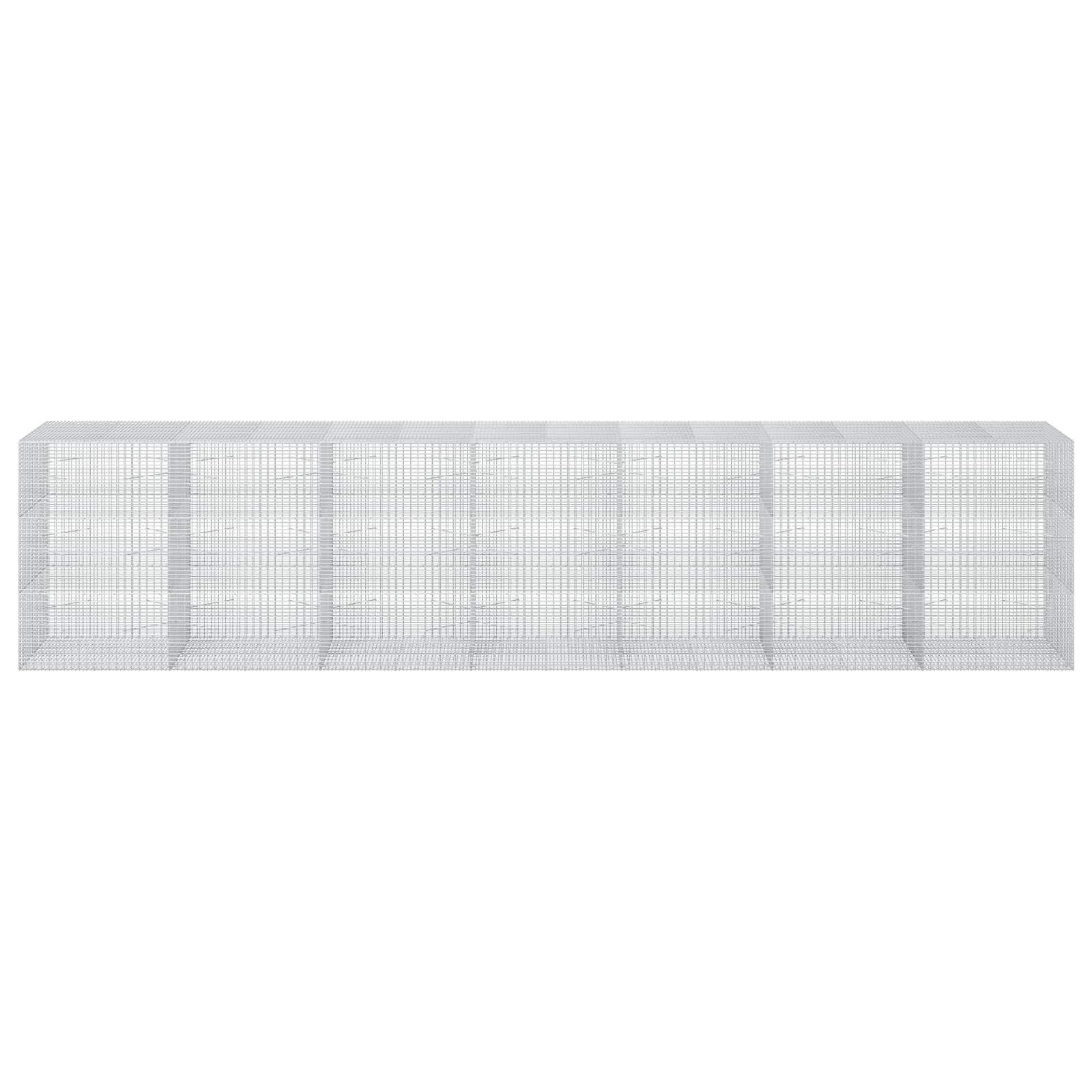 Gabion z žico 3,5 mm in mrežo 5x2,5 cm 700x100x150 cm