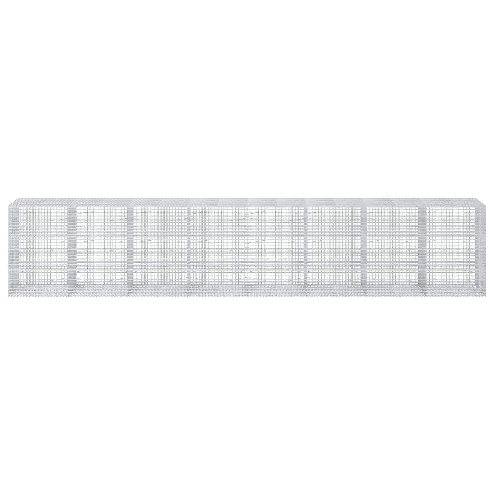 Gabion z žico 3,5 mm in mrežo 5x2,5 cm 800x100x150 cm