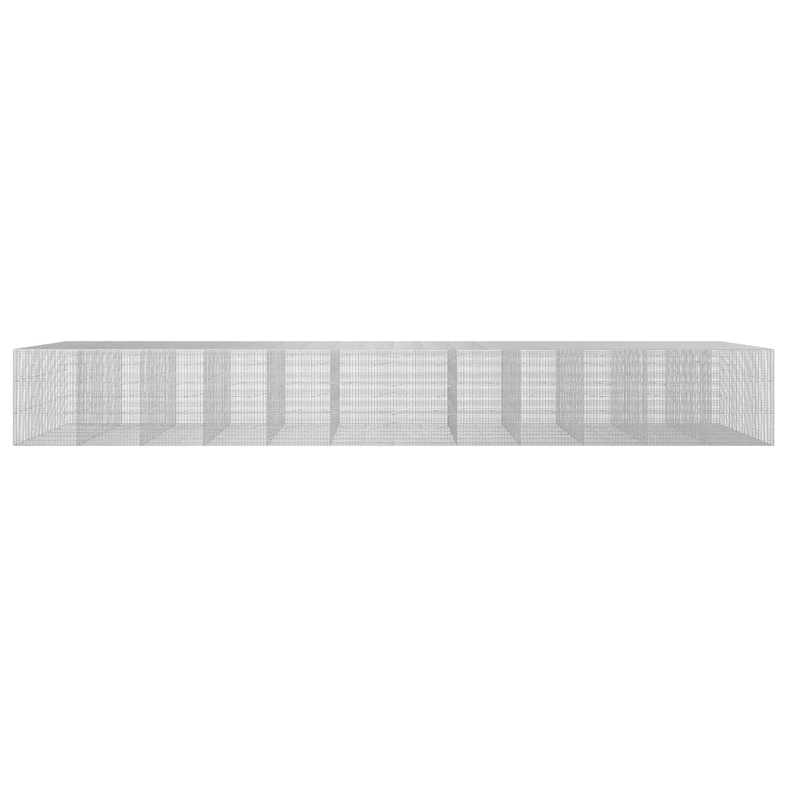 Gabion z žico 3,5 mm in mrežo 5x2,5 cm 1200x100x150 cm