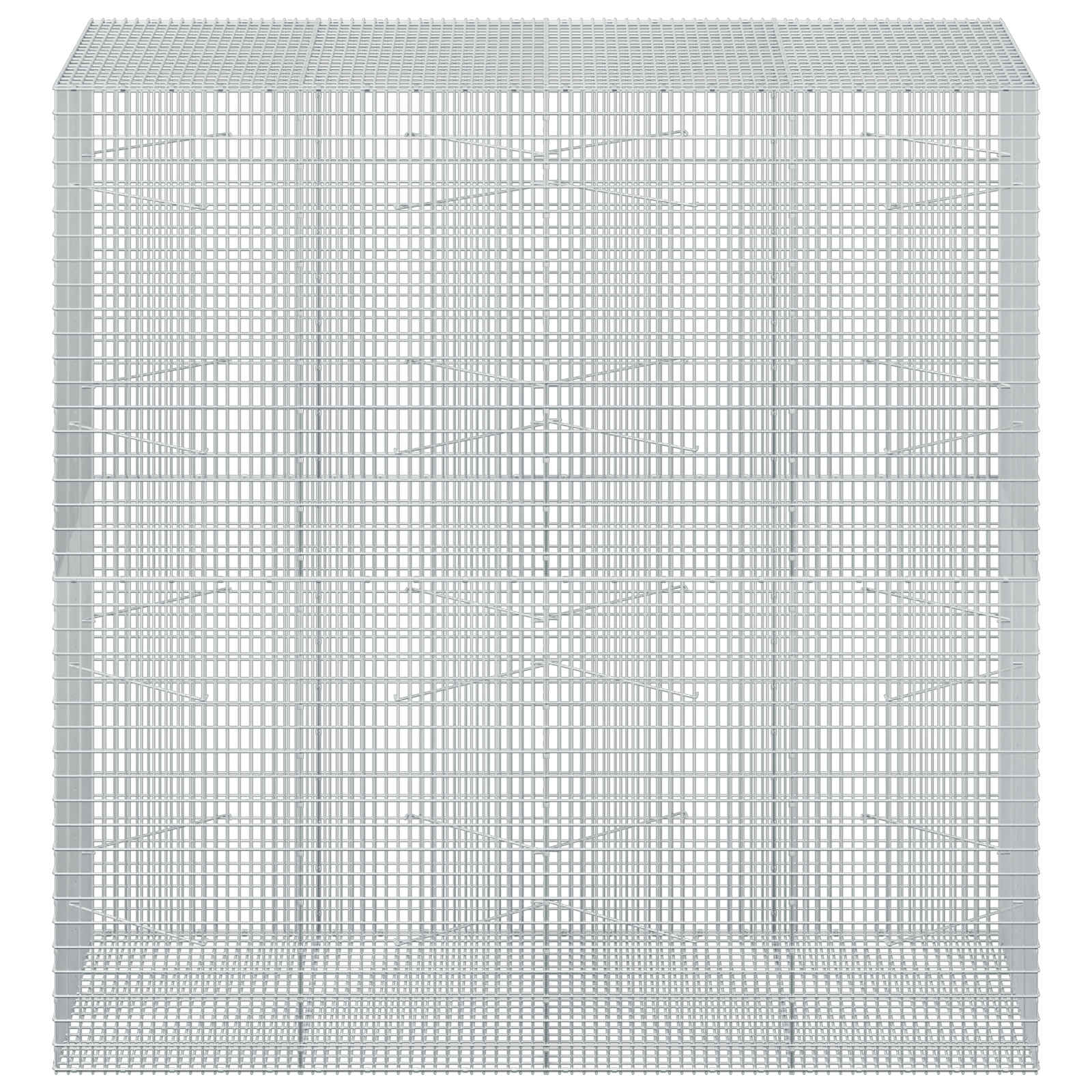 Gabion z žico 3,5 mm in mrežo 5x2,5 cm 200x100x200 cm