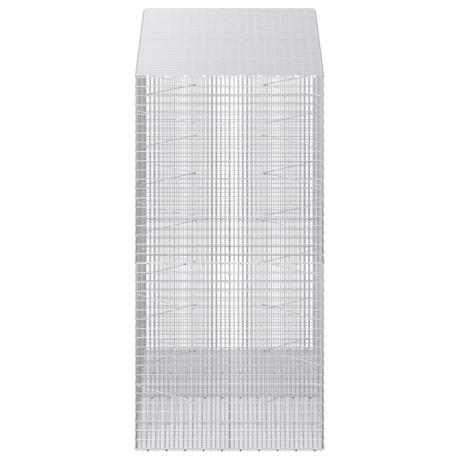 Gabion z žico 3,5 mm in mrežo 5x2,5 cm 200x100x200 cm