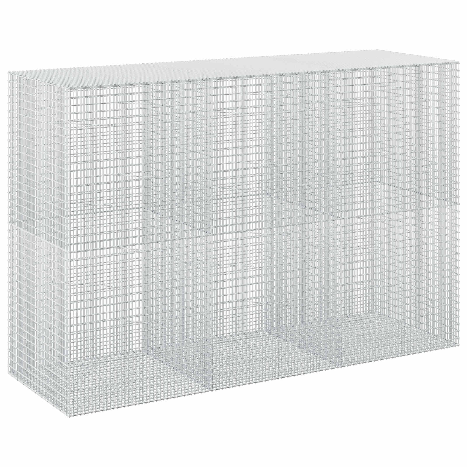 Gabion z žico 3,5 mm in mrežo 5x2,5 cm 300x100x200 cm