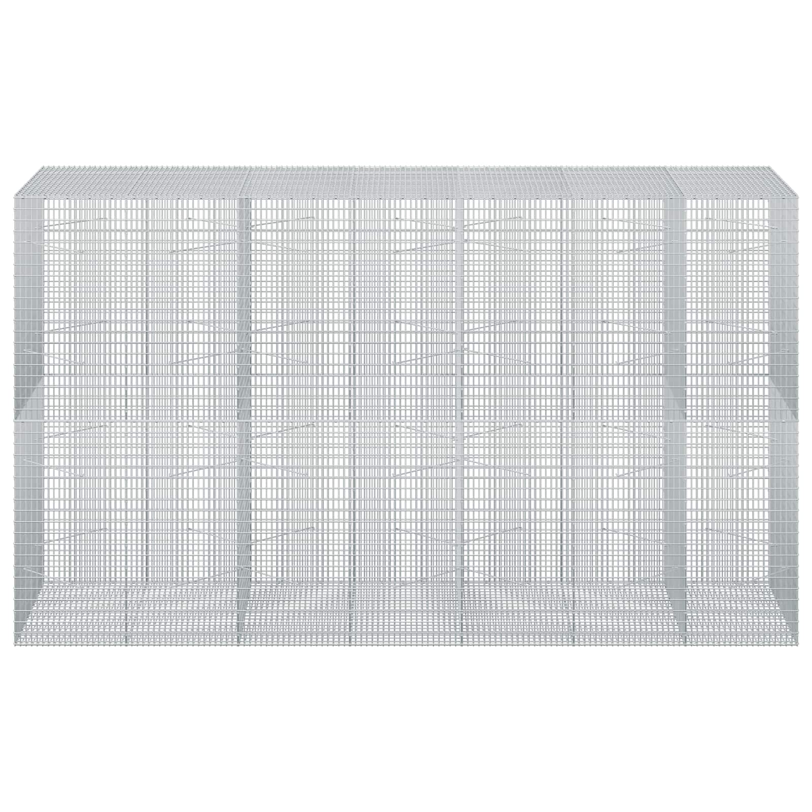 Gabion z žico 3,5 mm in mrežo 5x2,5 cm 350x100x200 cm