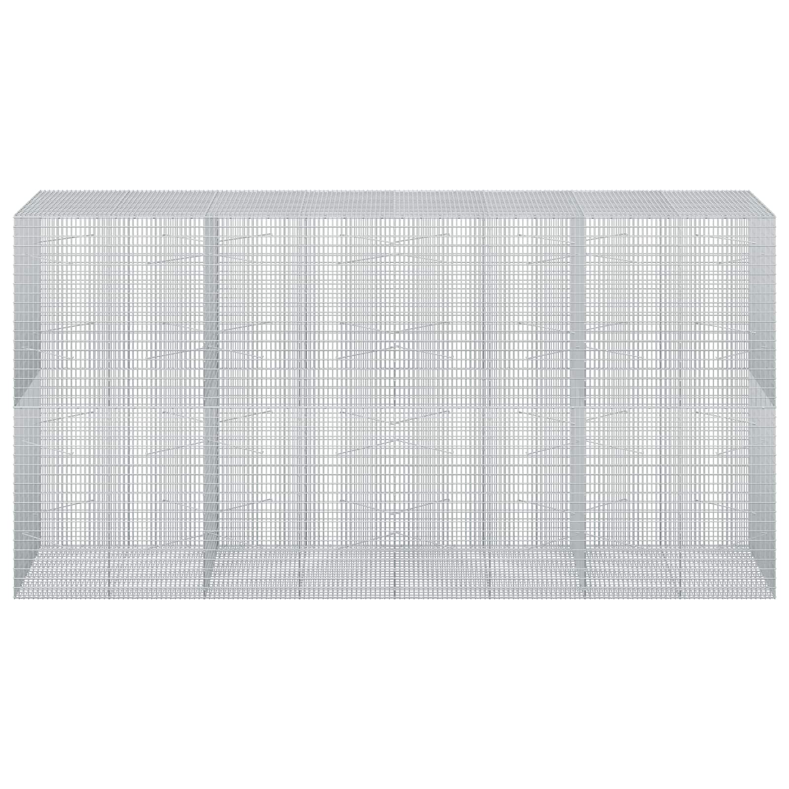 Gabion z žico 3,5 mm in mrežo 5x2,5 cm 400x100x200 cm