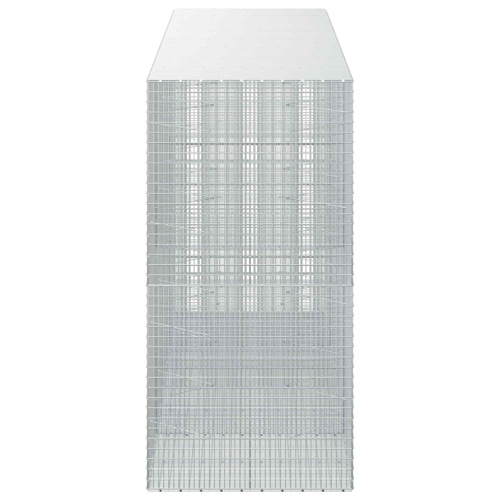 Gabion z žico 3,5 mm in mrežo 5x2,5 cm 400x100x200 cm