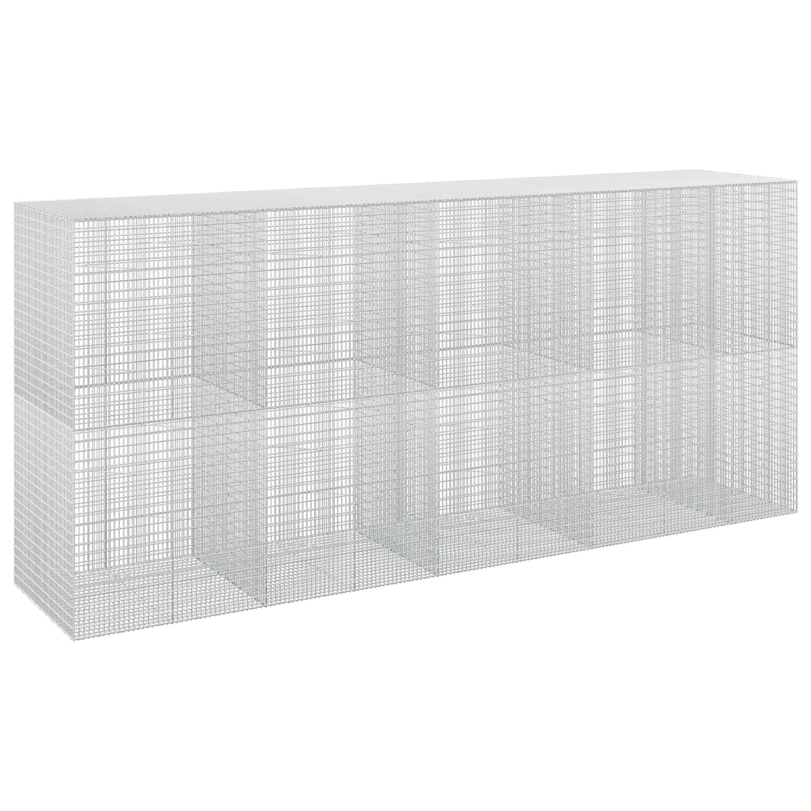 Gabion z žico 3,5 mm in mrežo 5x2,5 cm 450x100x200 cm