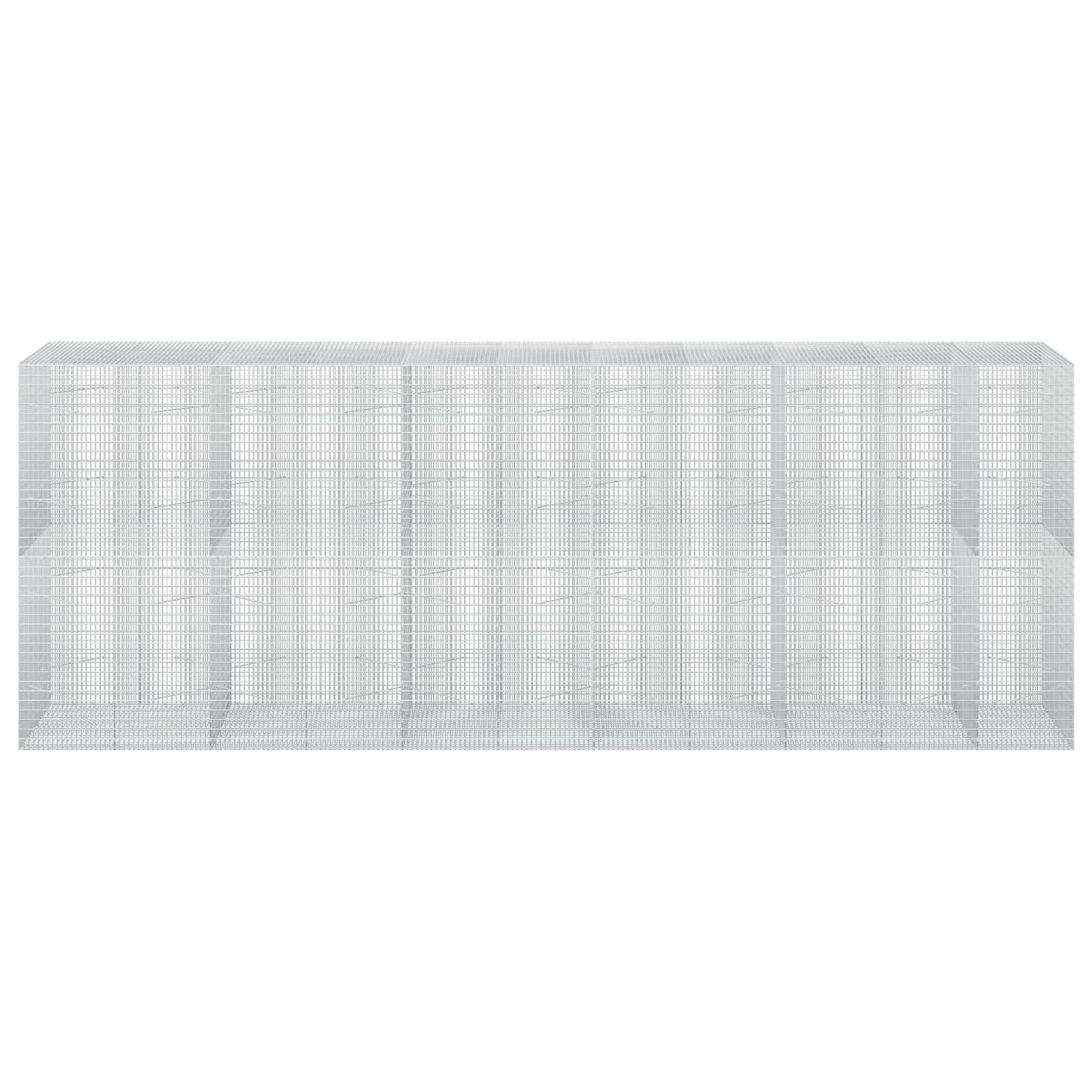 Gabion z žico 3,5 mm in mrežo 5x2,5 cm 550x100x200 cm