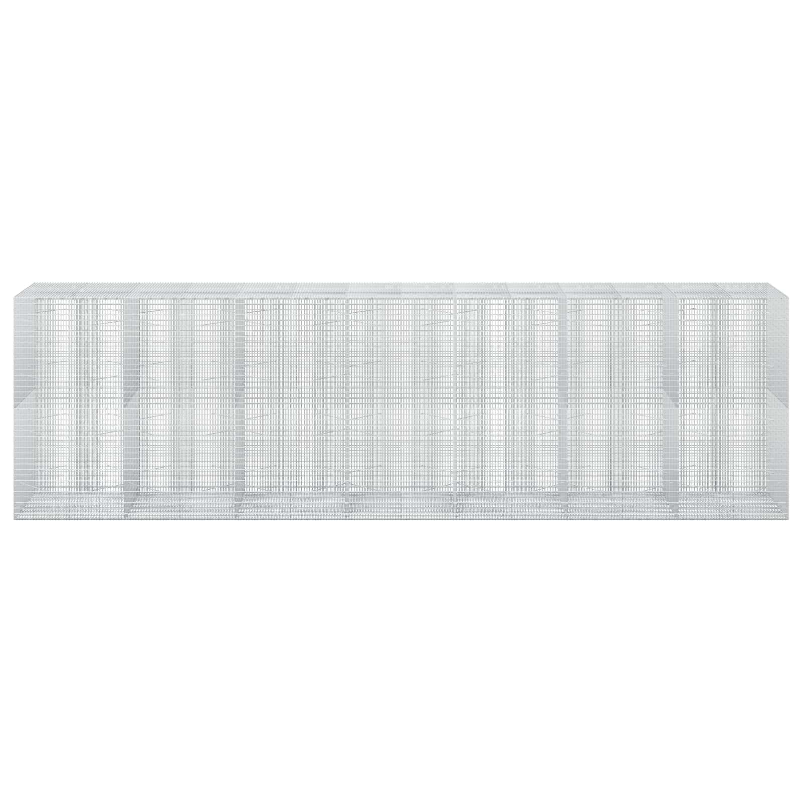 Gabion z žico 3,5 mm in mrežo 5x2,5 cm 700x100x200 cm