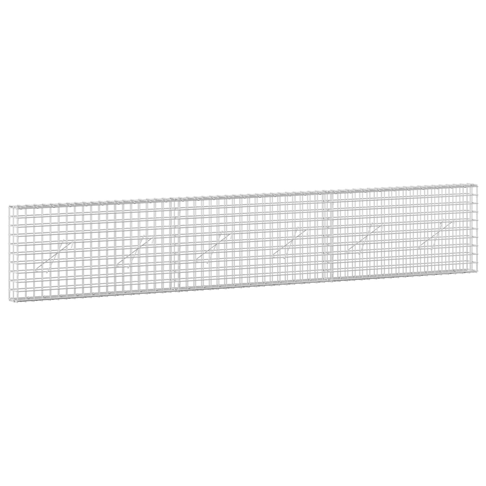 Gabion z žico 3,5 mm in mrežo 5x5 cm 300x10x50 cm