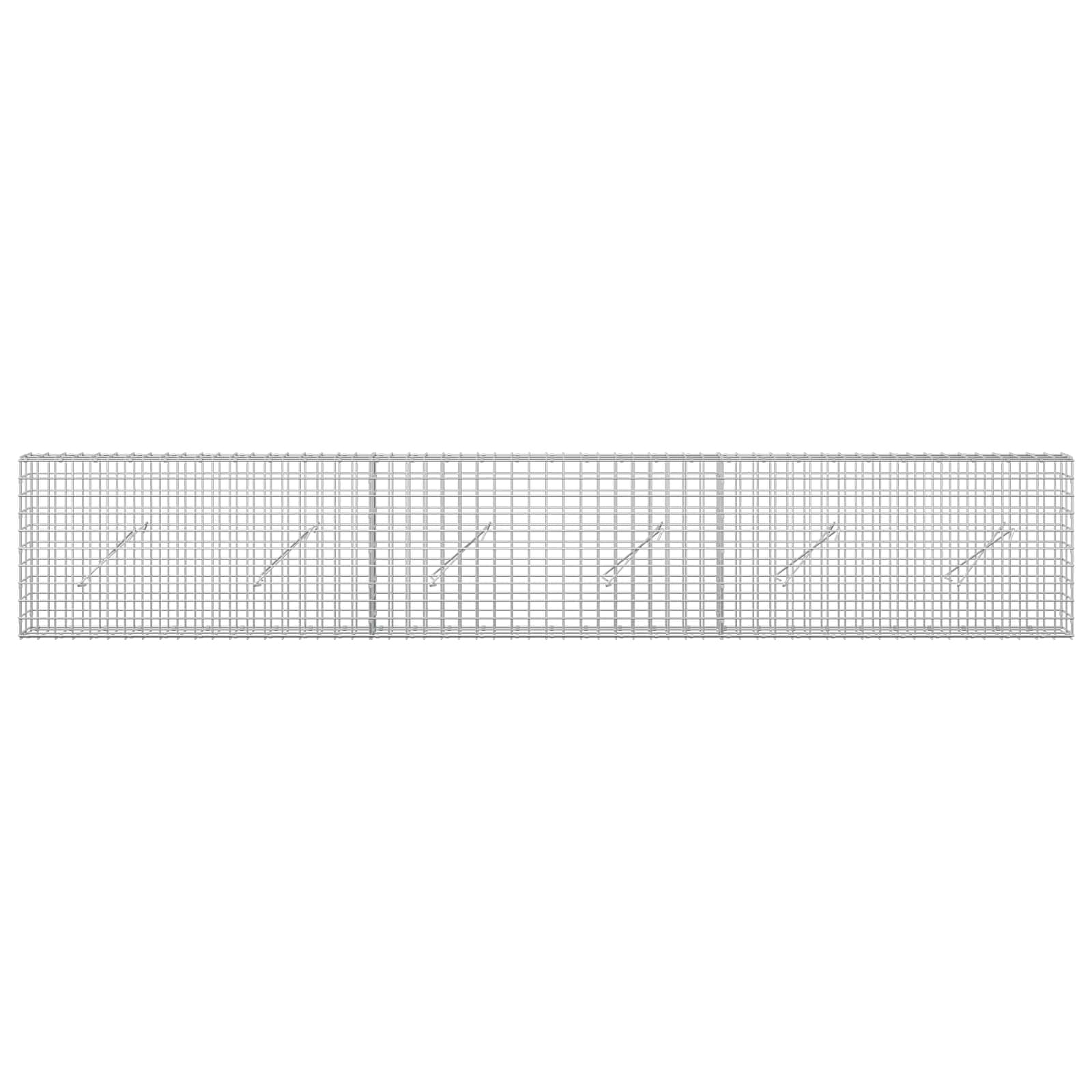 Gabion z žico 3,5 mm in mrežo 5x5 cm 300x10x50 cm