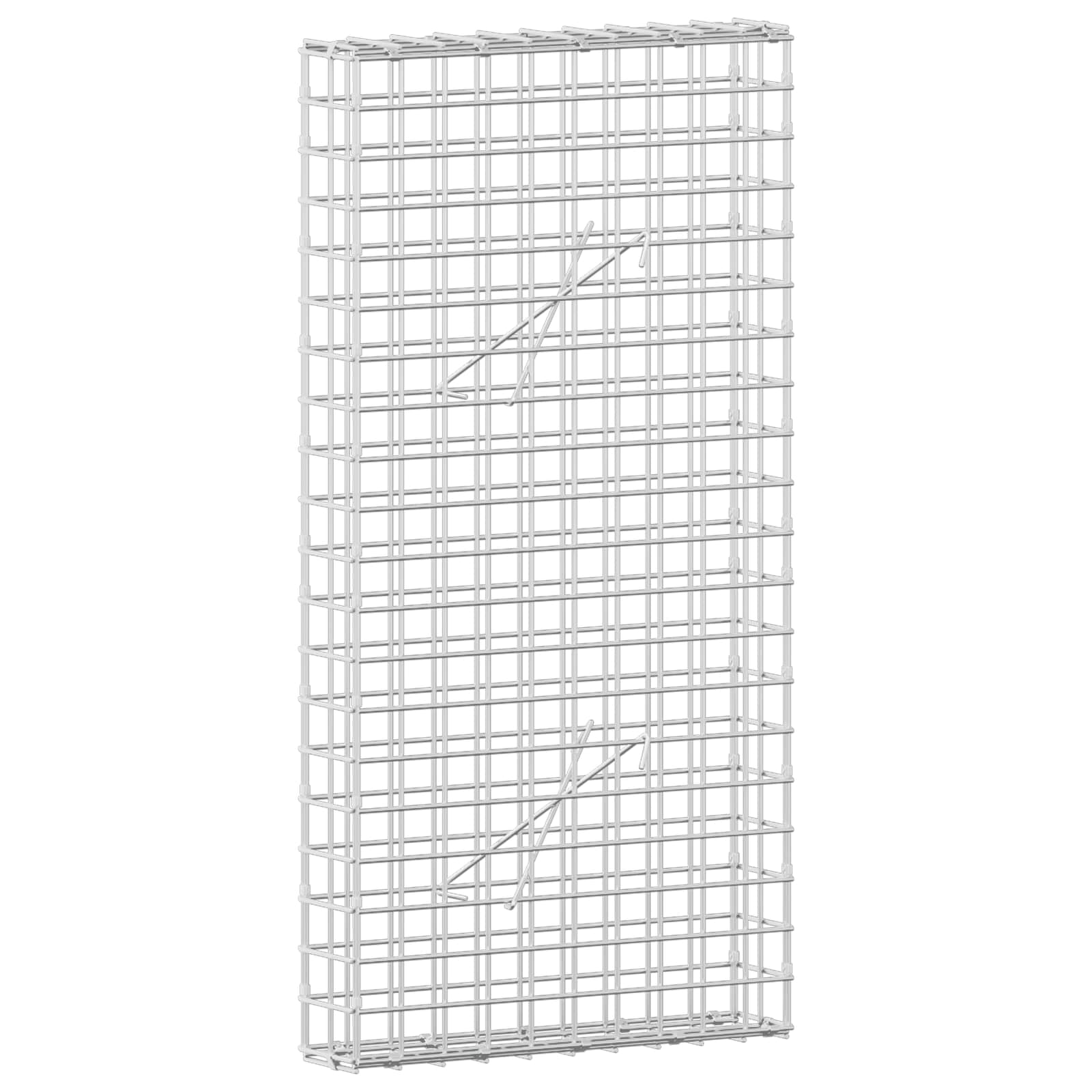 Gabion z žico 3,5 mm in mrežo 5x5 cm 50x10x100 cm