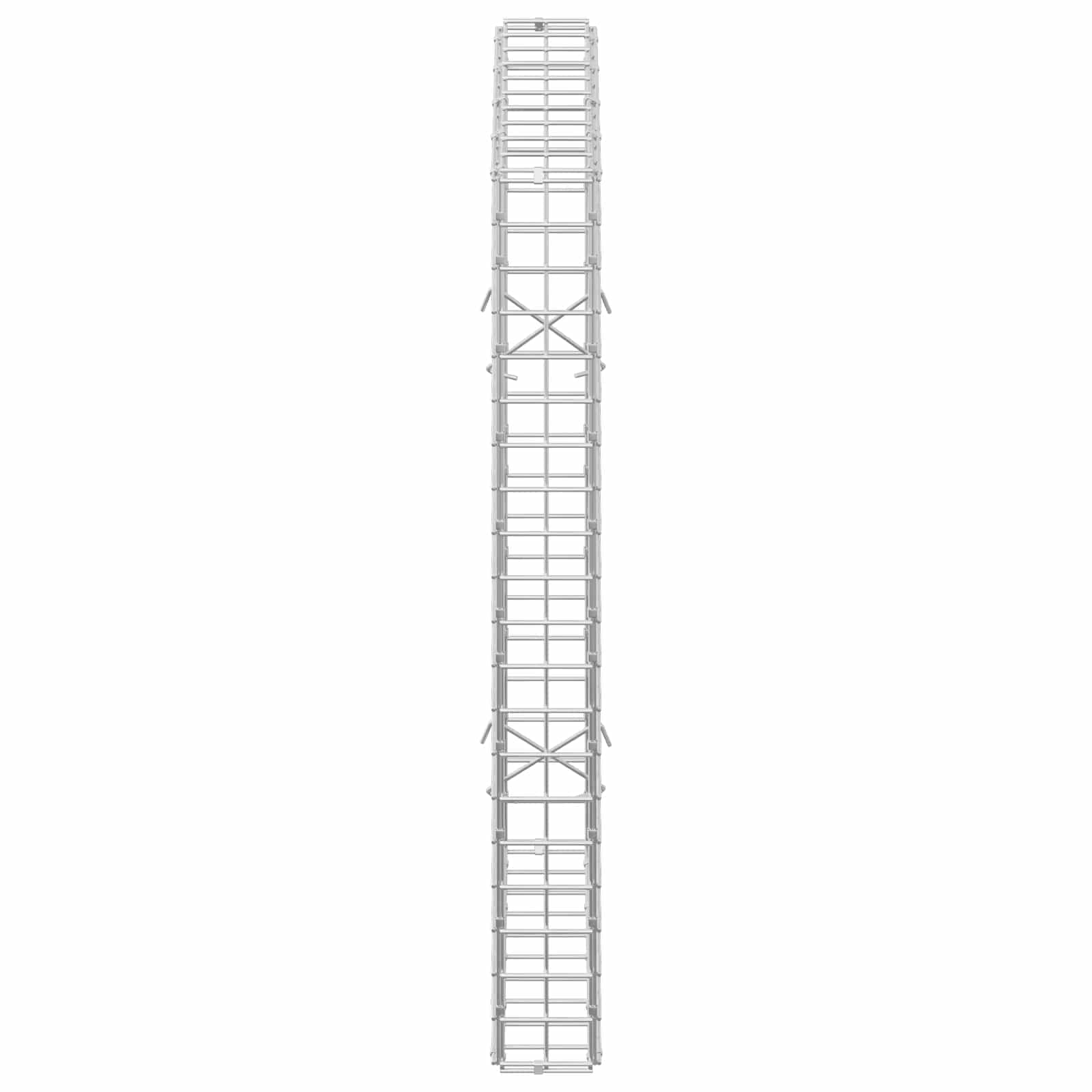Gabion z žico 3,5 mm in mrežo 5x5 cm 50x10x100 cm