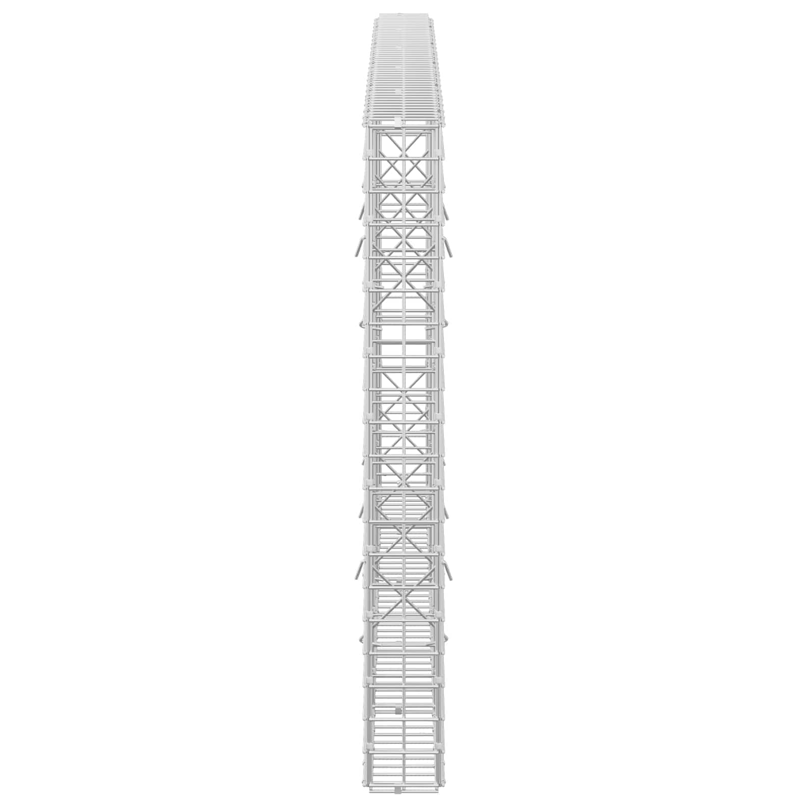 Gabion z žico 3,5 mm in mrežo 5x5 cm 250x10x100 cm