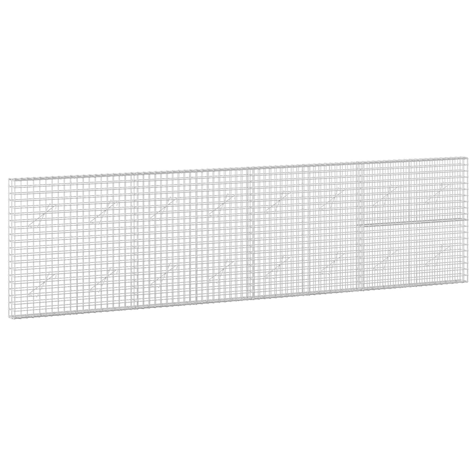 Gabion z žico 3,5 mm in mrežo 5x5 cm 400x10x100 cm