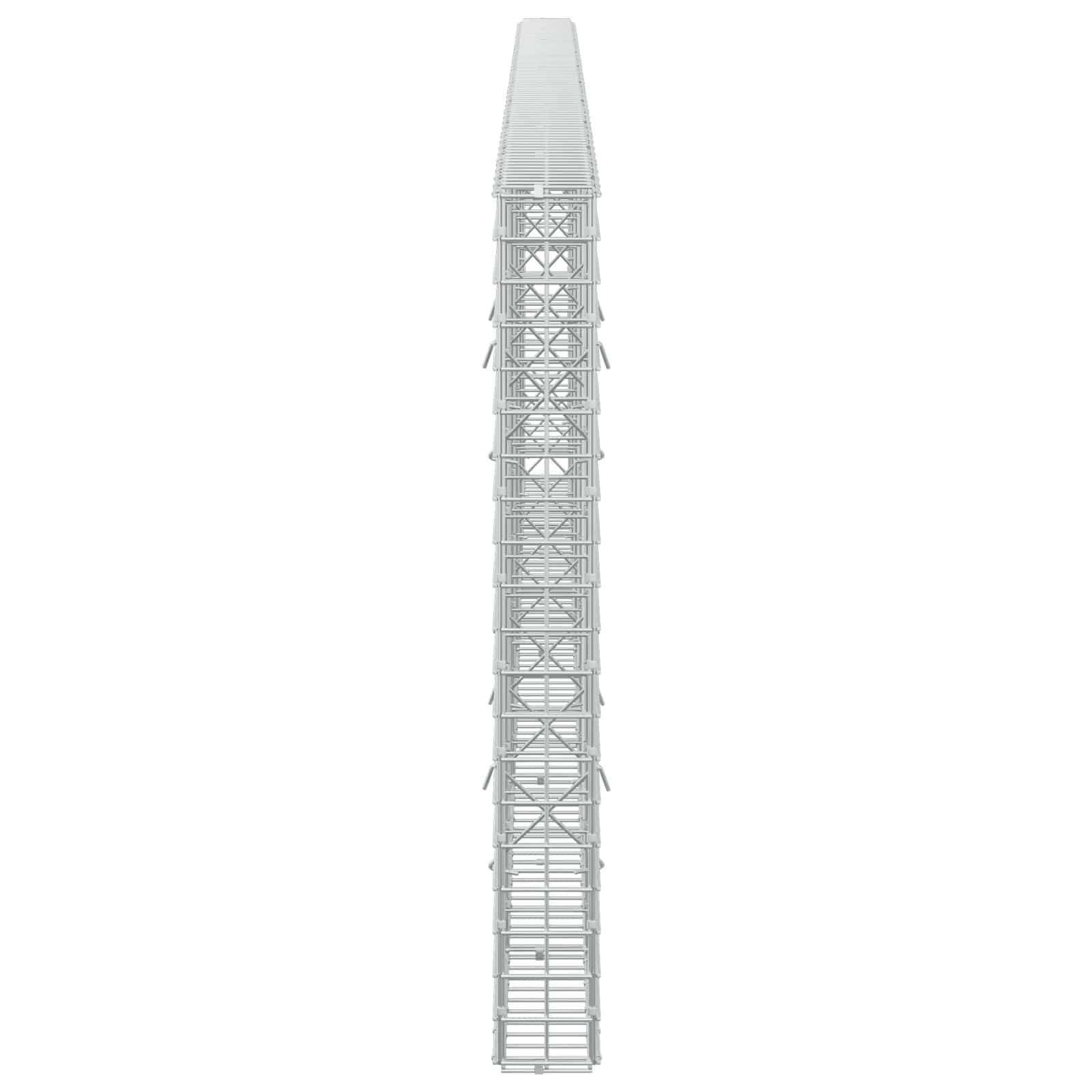 Gabion z žico 3,5 mm in mrežo 5x5 cm 450x10x100 cm