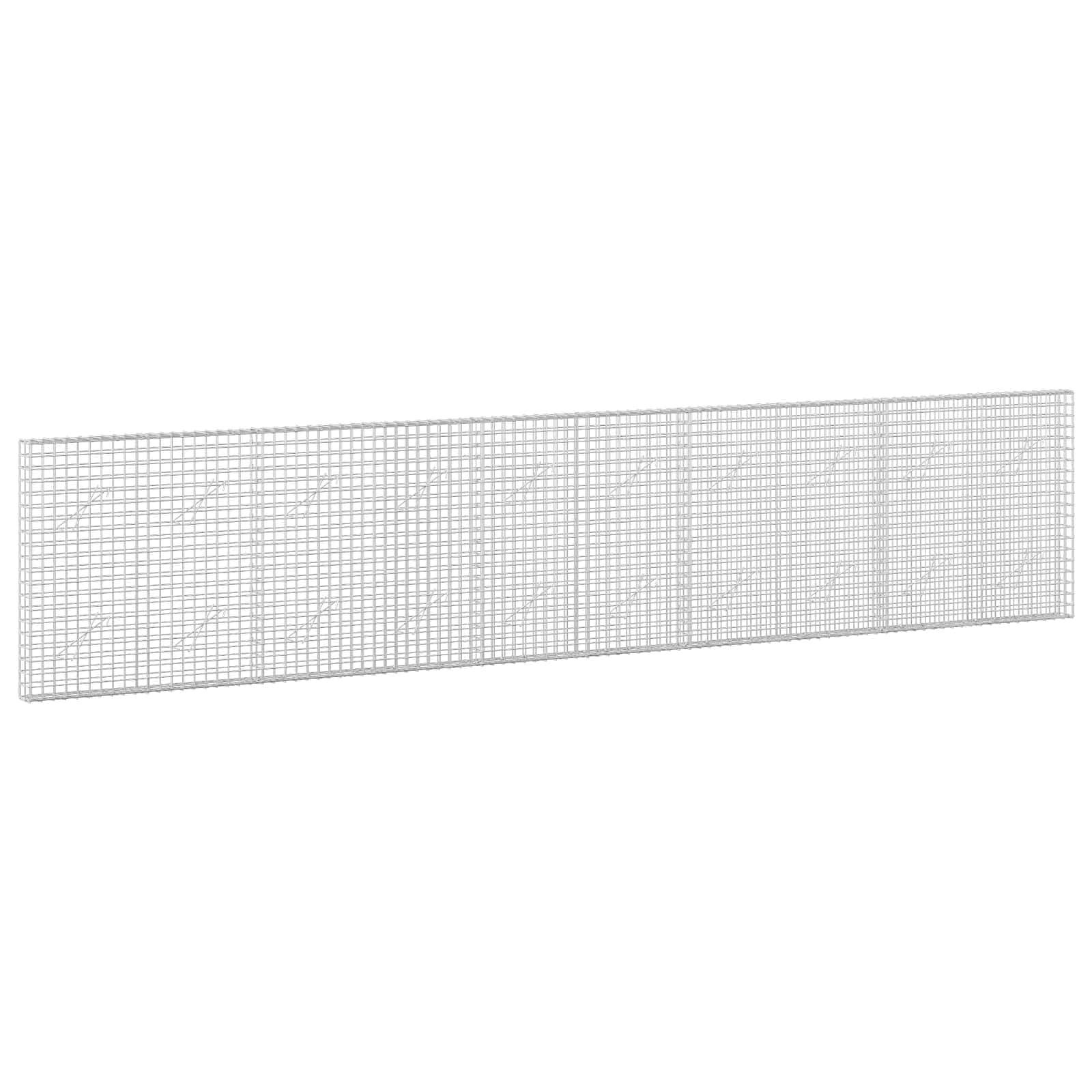 Gabion z žico 3,5 mm in mrežo 5x5 cm 500x10x100 cm