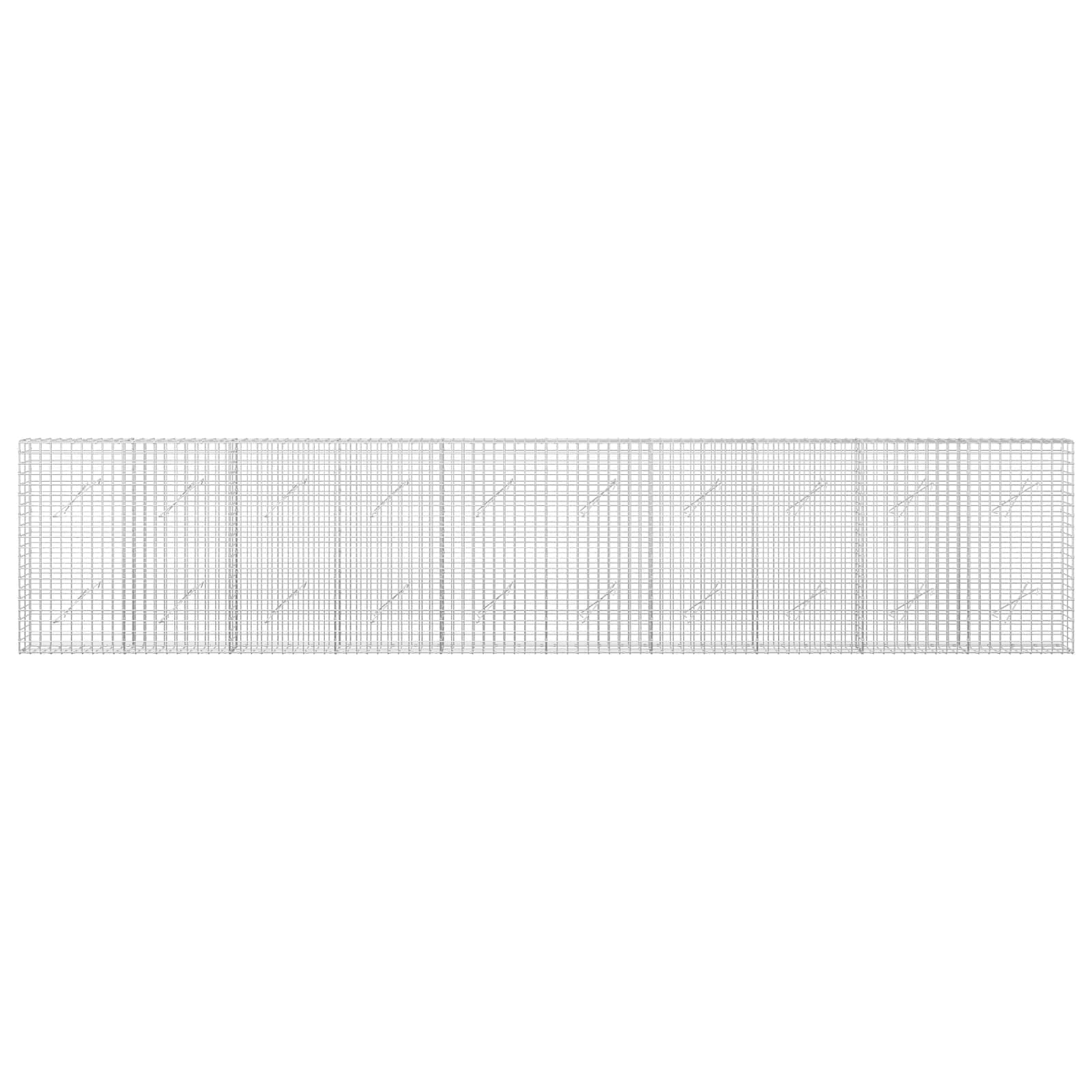 Gabion z žico 3,5 mm in mrežo 5x5 cm 500x10x100 cm