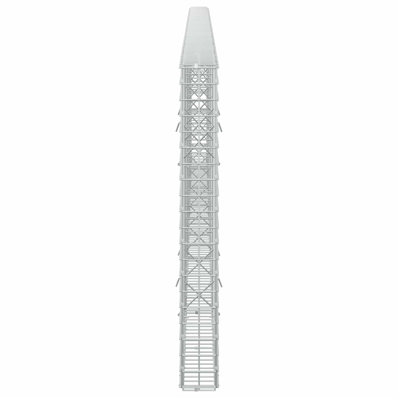 Gabion z žico 3,5 mm in mrežo 5x5 cm 500x10x100 cm