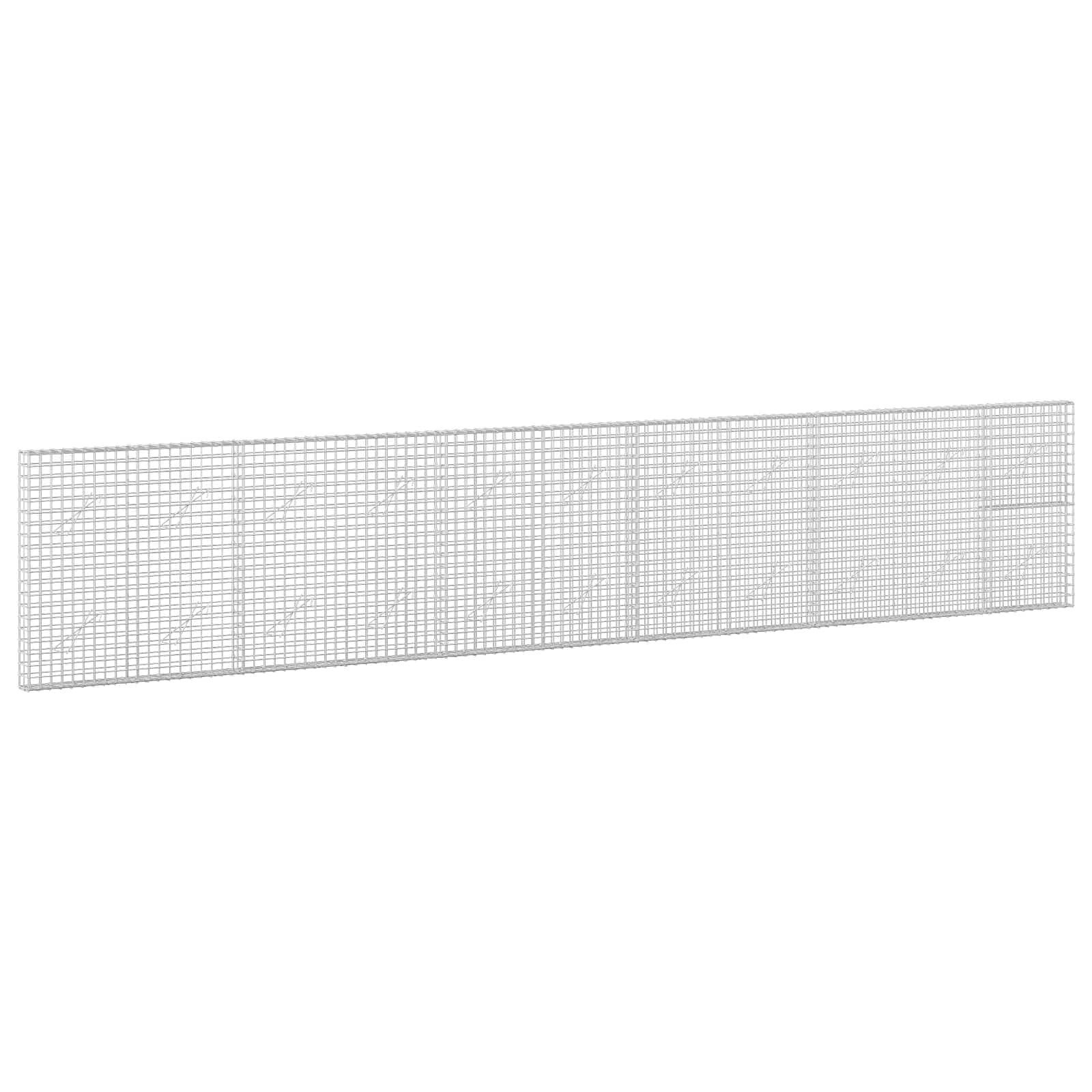 Gabion z žico 3,5 mm in mrežo 5x5 cm 550x10x100 cm