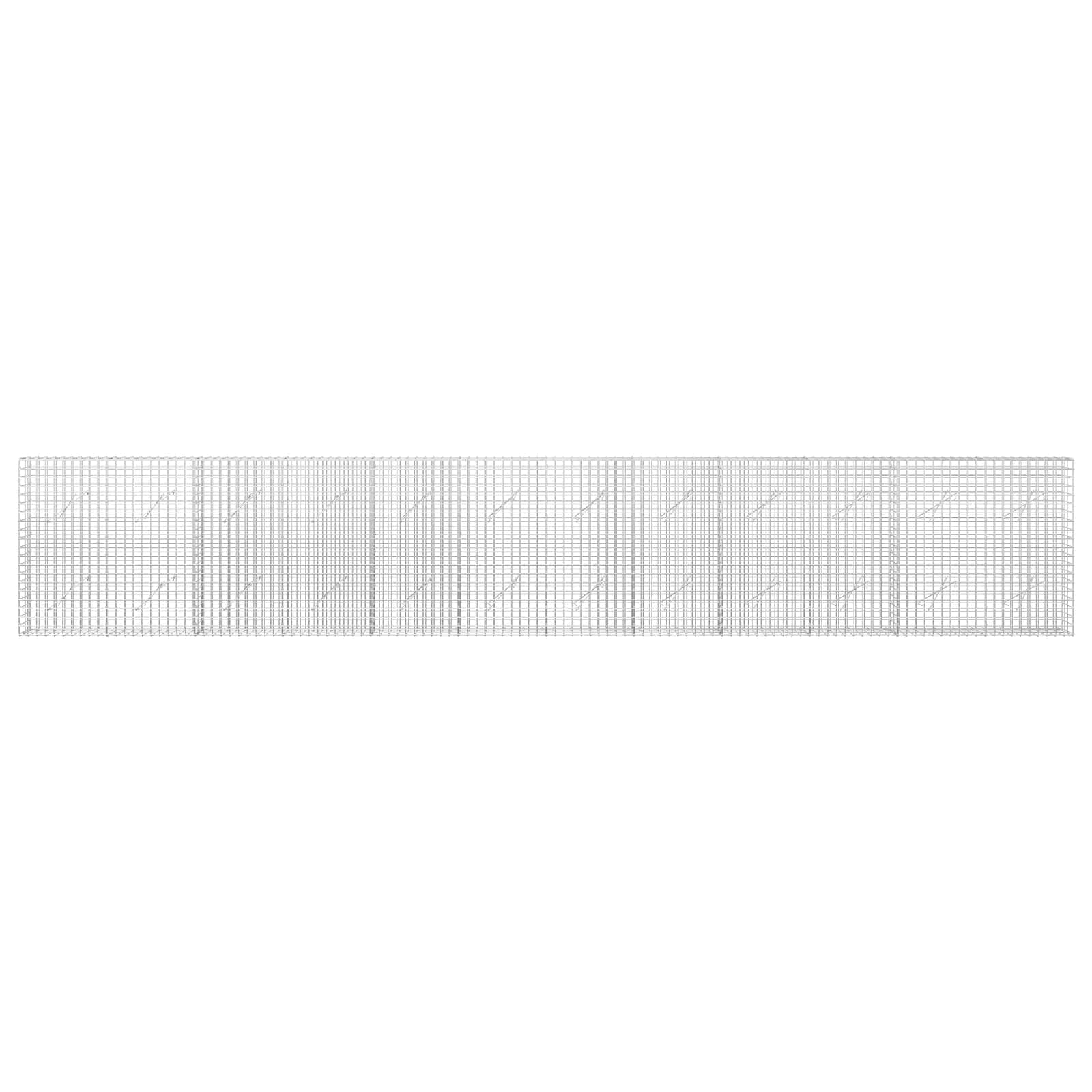 Gabion z žico 3,5 mm in mrežo 5x5 cm 600x10x100 cm