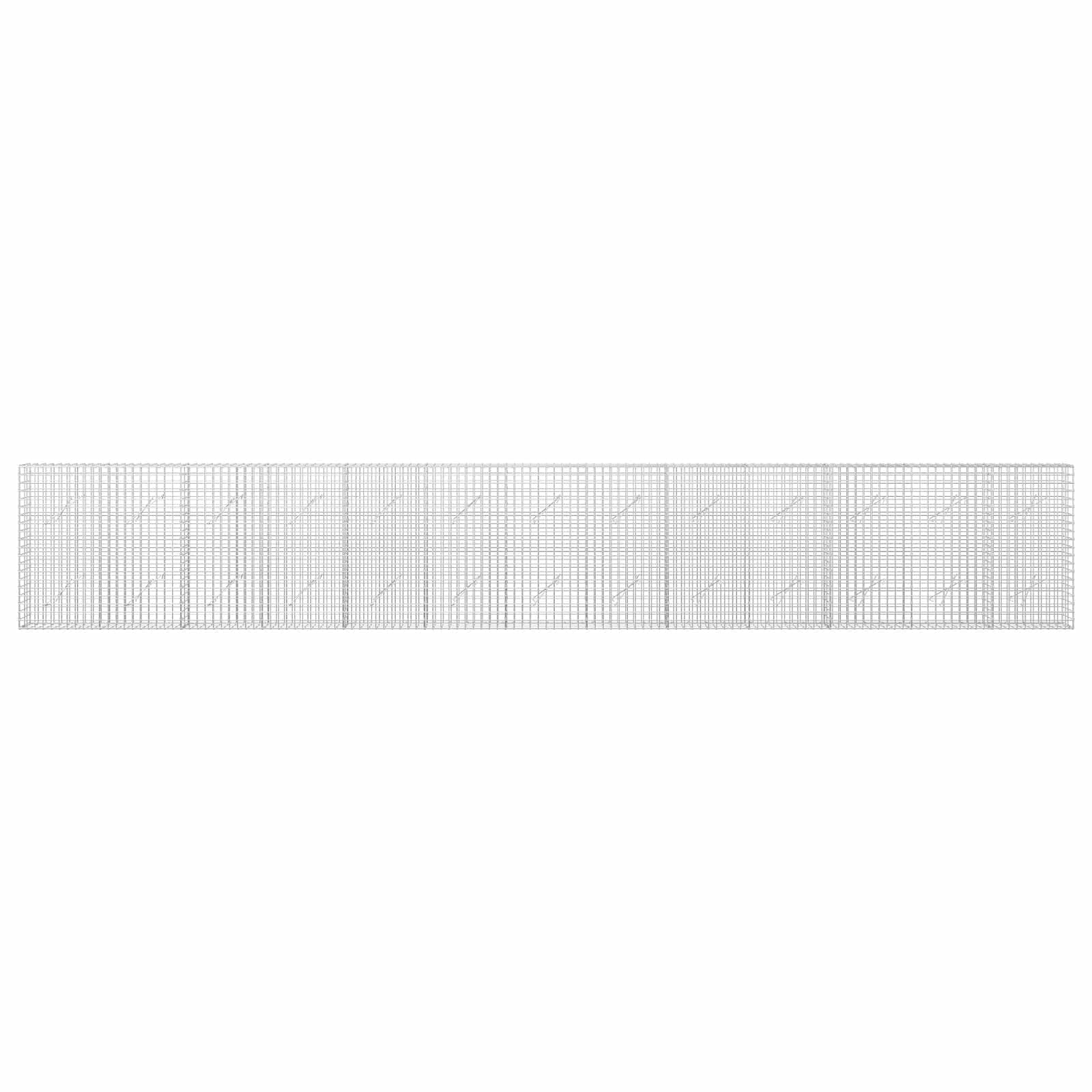 Gabion z žico 3,5 mm in mrežo 5x5 cm 650x10x100 cm