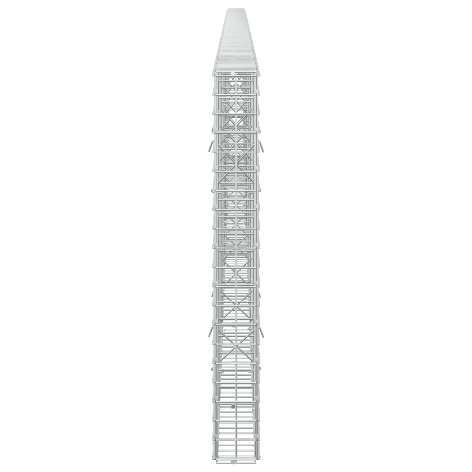 Gabion z žico 3,5 mm in mrežo 5x5 cm 650x10x100 cm