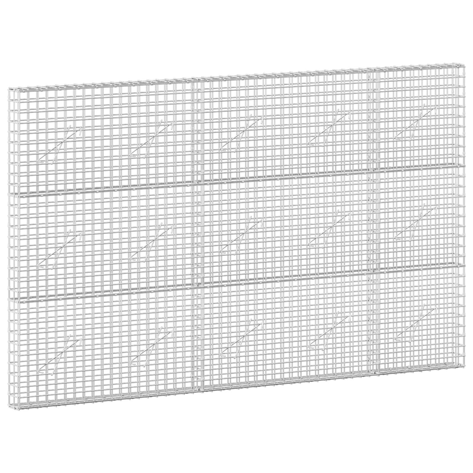 Gabion z žico 3,5 mm in mrežo 5x5 cm 250x10x150 cm