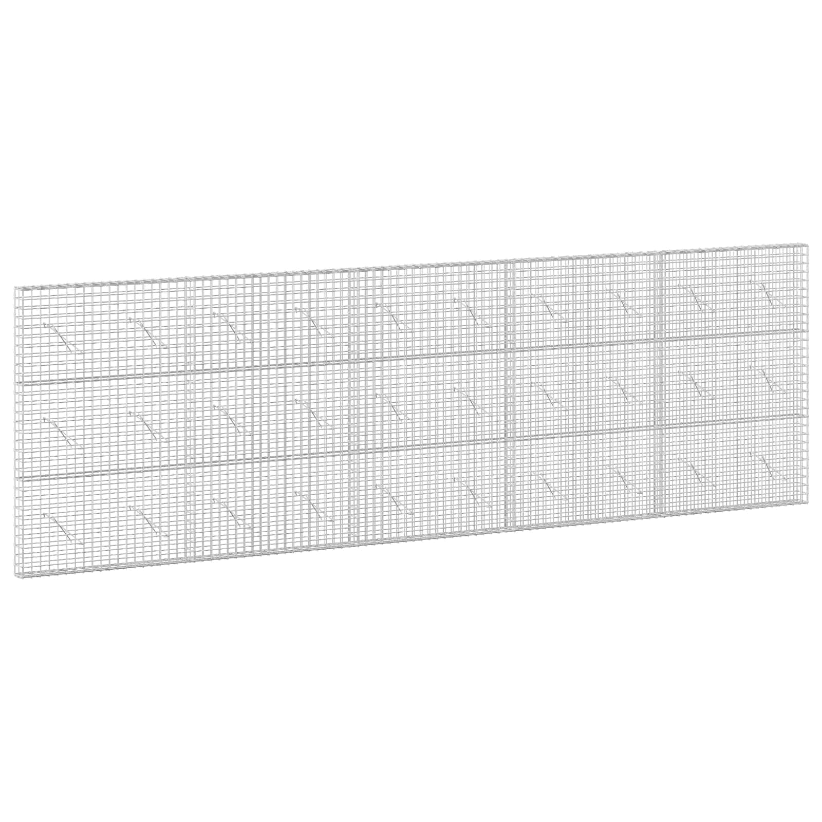 Gabion z žico 3,5 mm in mrežo 5x5 cm 500x10x150 cm