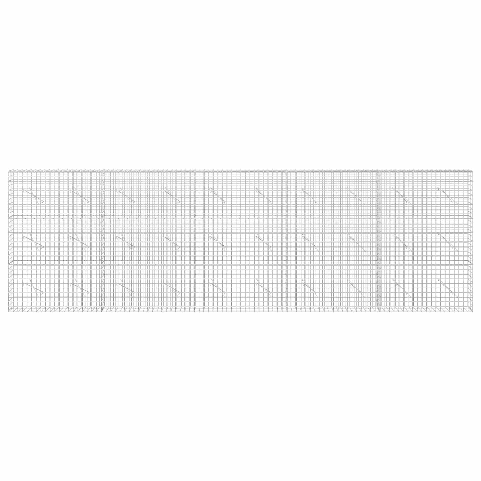 Gabion z žico 3,5 mm in mrežo 5x5 cm 500x10x150 cm
