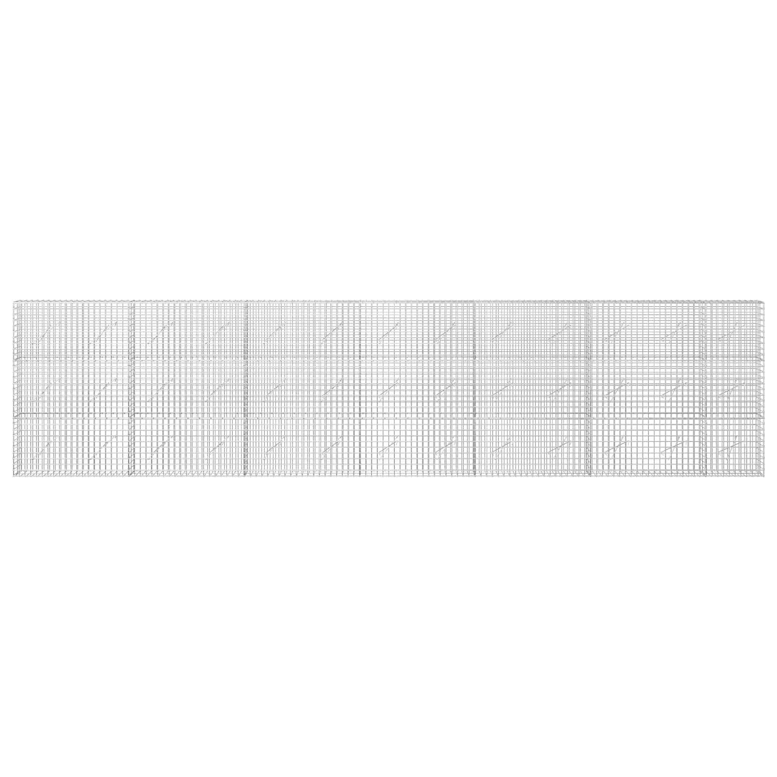 Gabion z žico 3,5 mm in mrežo 5x5 cm 650x10x150 cm