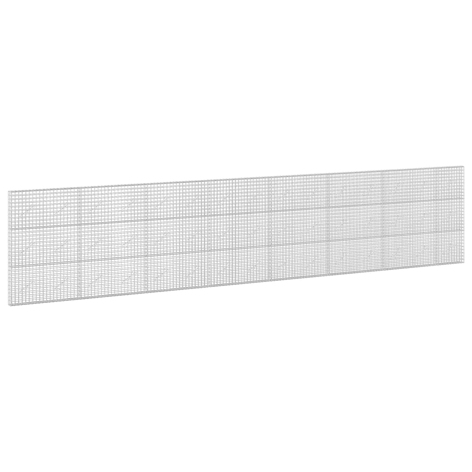 vidaXL Gabion s drátem 3,5 mm a síťkou 5x5 cm 750x10x150 cm