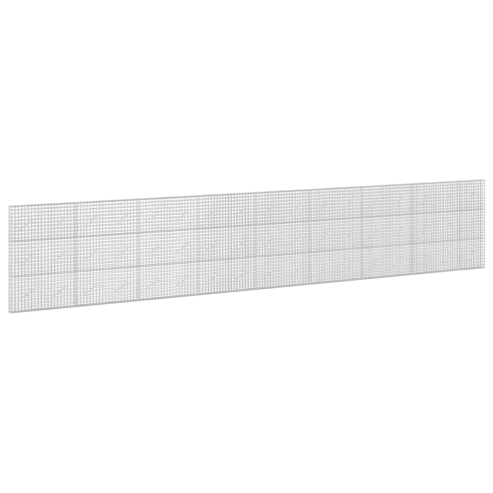 vidaXL Gabion s drátem 3,5 mm a síťkou 5x5 cm 850x10x150 cm