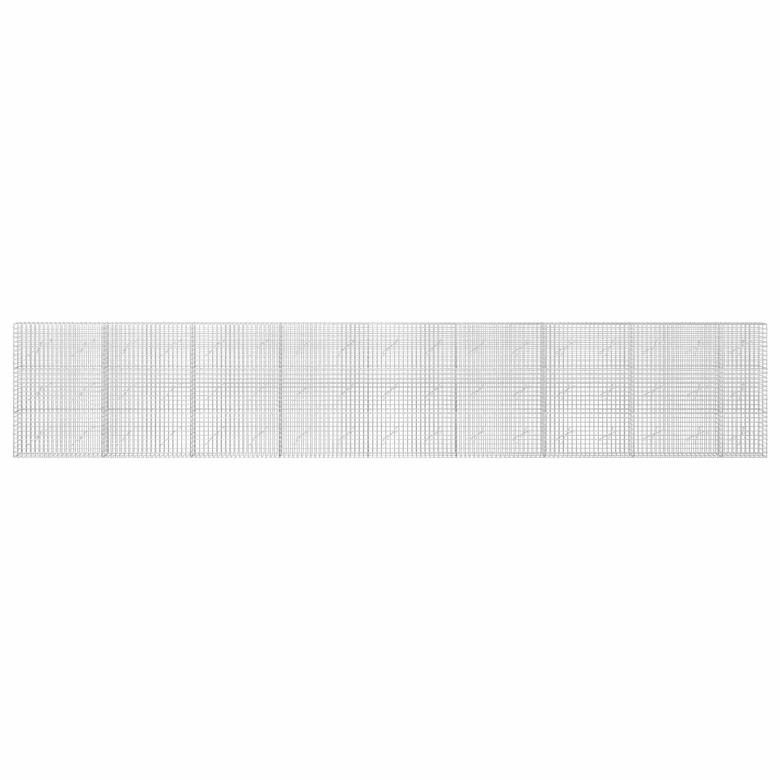 Gabion z žico 3,5 mm in mrežo 5x5 cm 850x10x150 cm