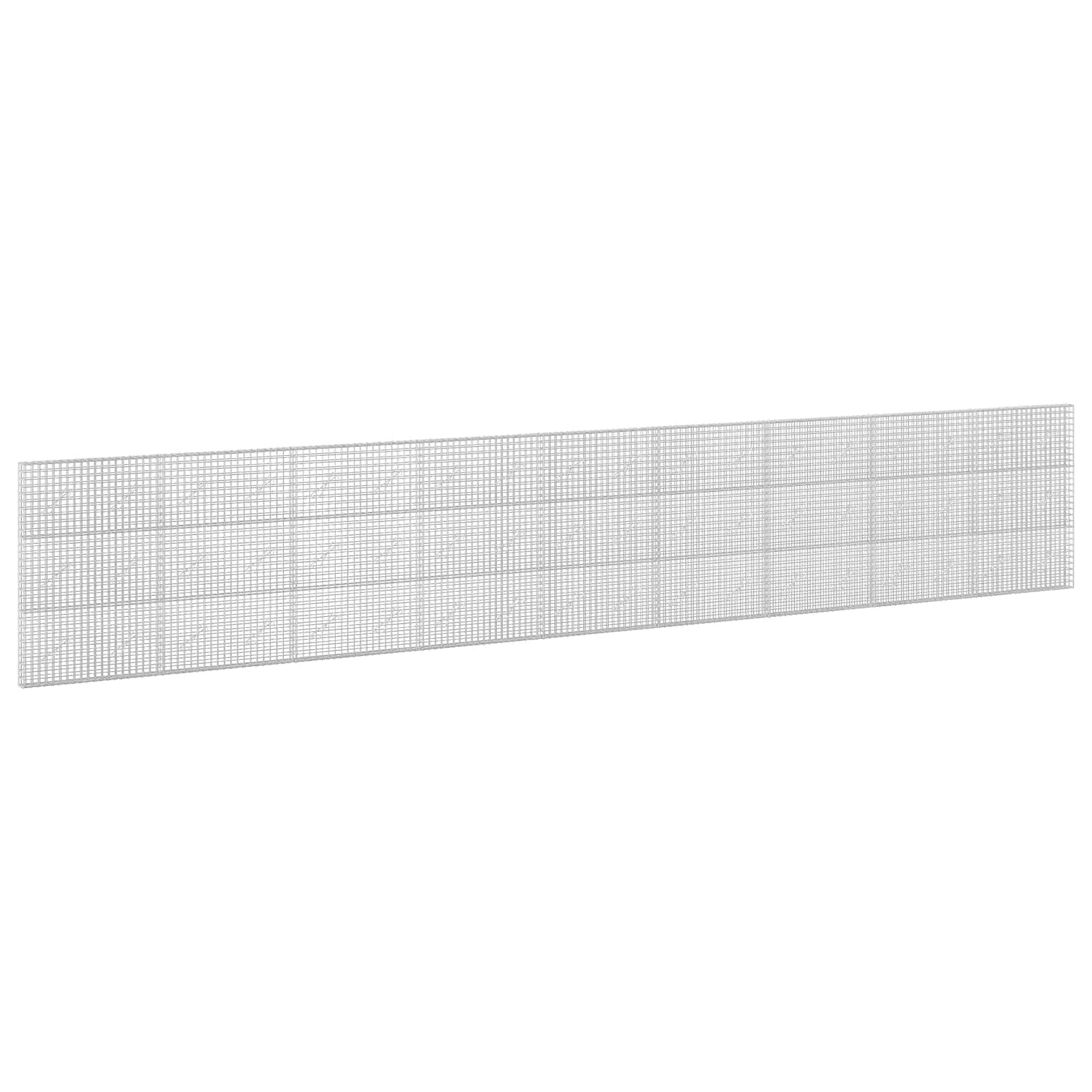vidaXL Gabion s drátem 3,5 mm a síťkou 5x5 cm 900x10x150 cm