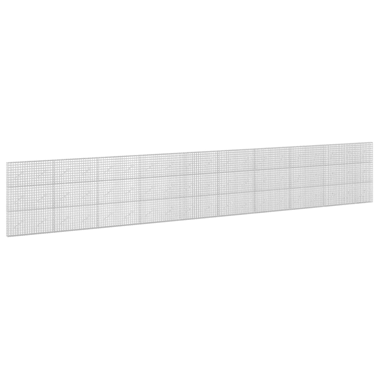 vidaXL Gabion s drátem 3,5 mm a síťkou 5x5 cm 950x10x150 cm