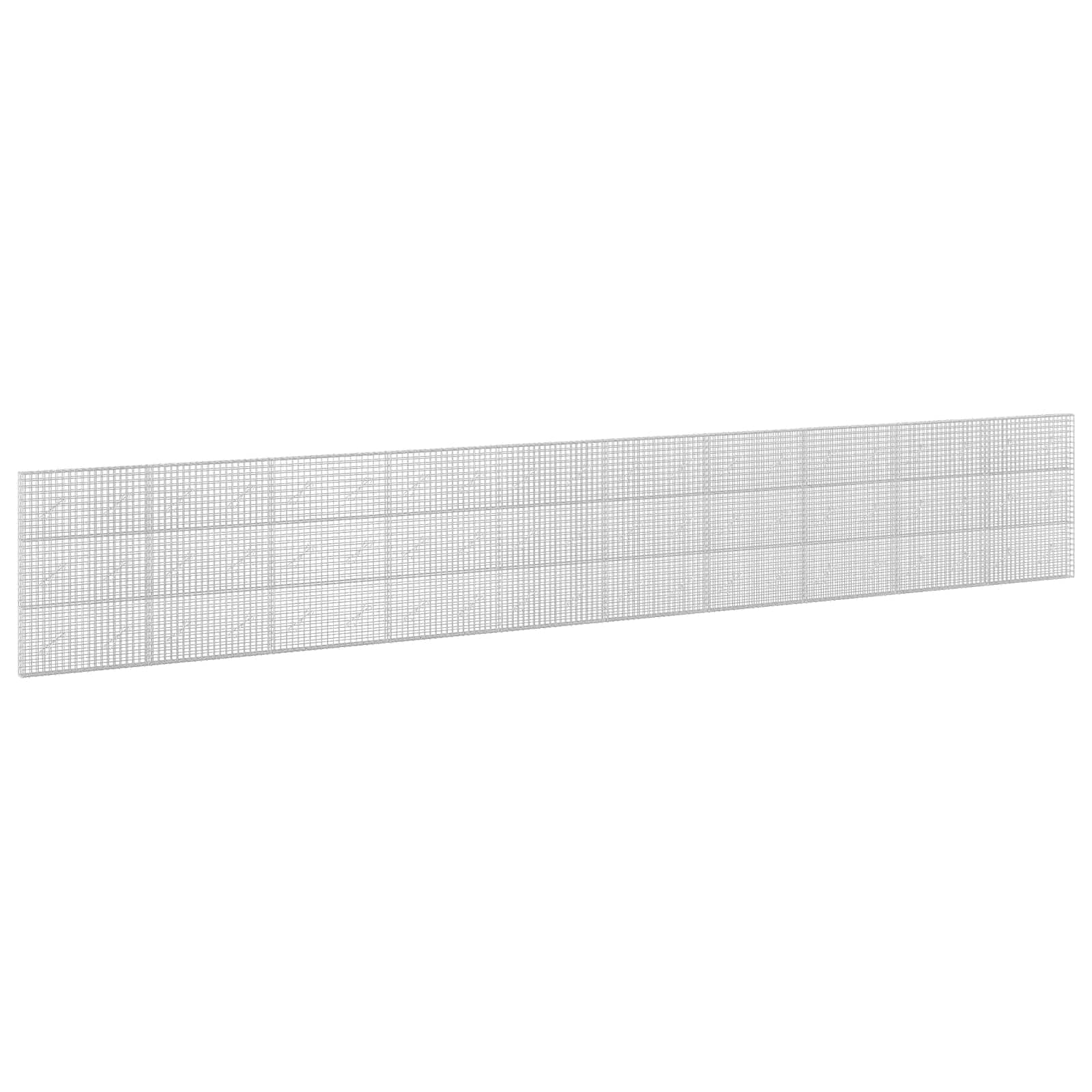 vidaXL Gabion s drátem 3,5 mm a síťkou 5x5 cm 1000x10x150 cm