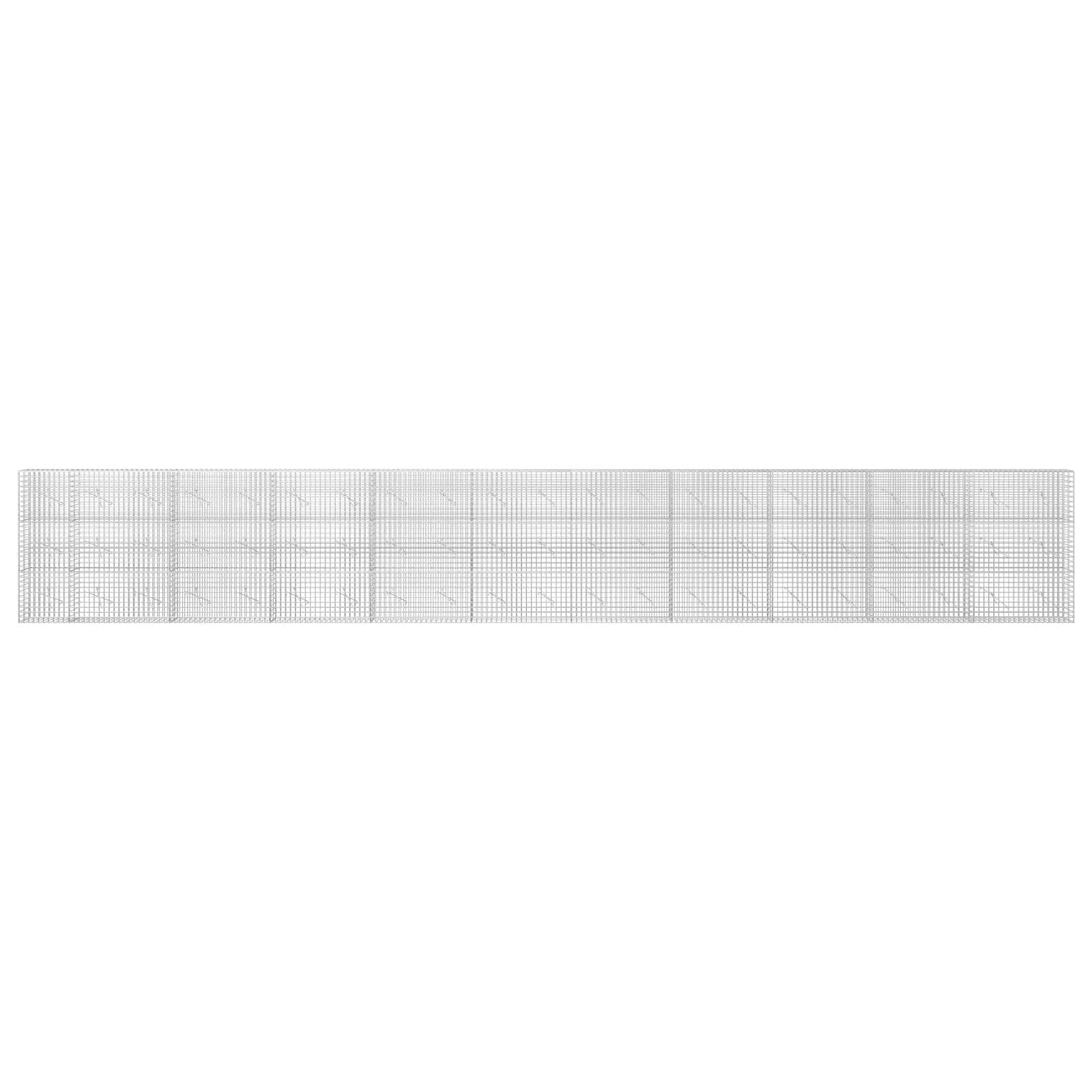 Gabion z žico 3,5 mm in mrežo 5x5 cm 1050x10x150 cm