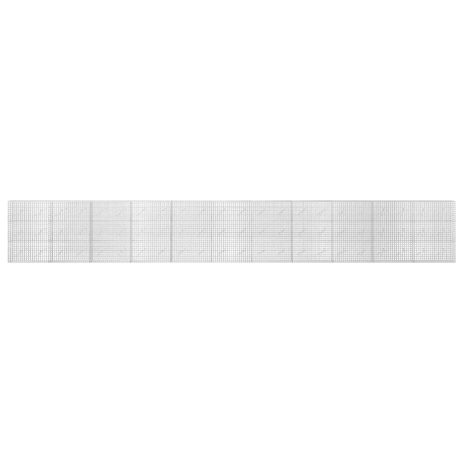 Gabion z žico 3,5 mm in mrežo 5x5 cm 1100x10x150 cm