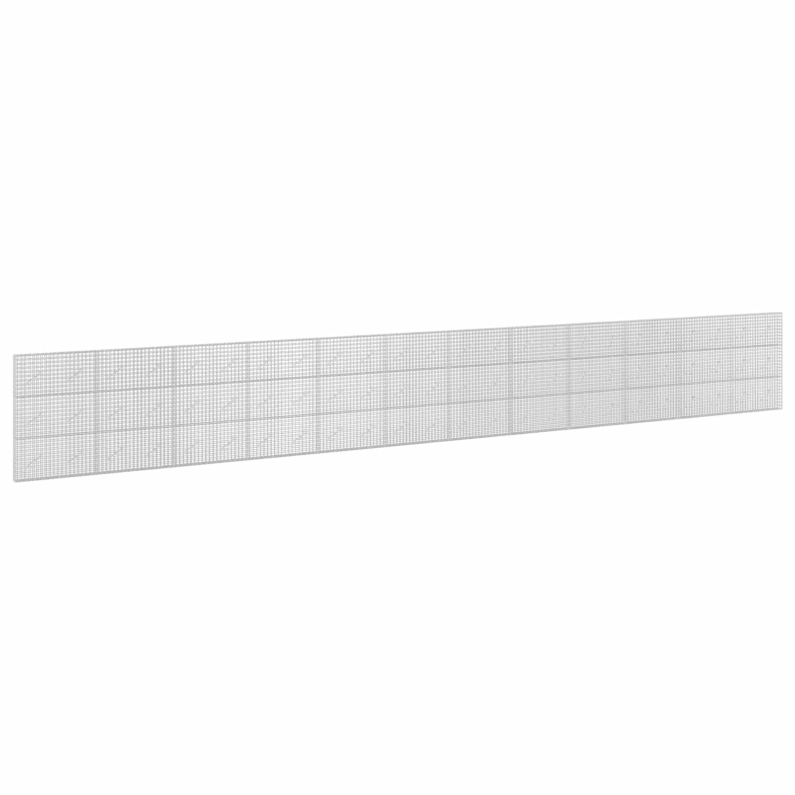 vidaXL Gabion s drátem 3,5 mm a síťkou 5x5 cm 1200x10x150 cm
