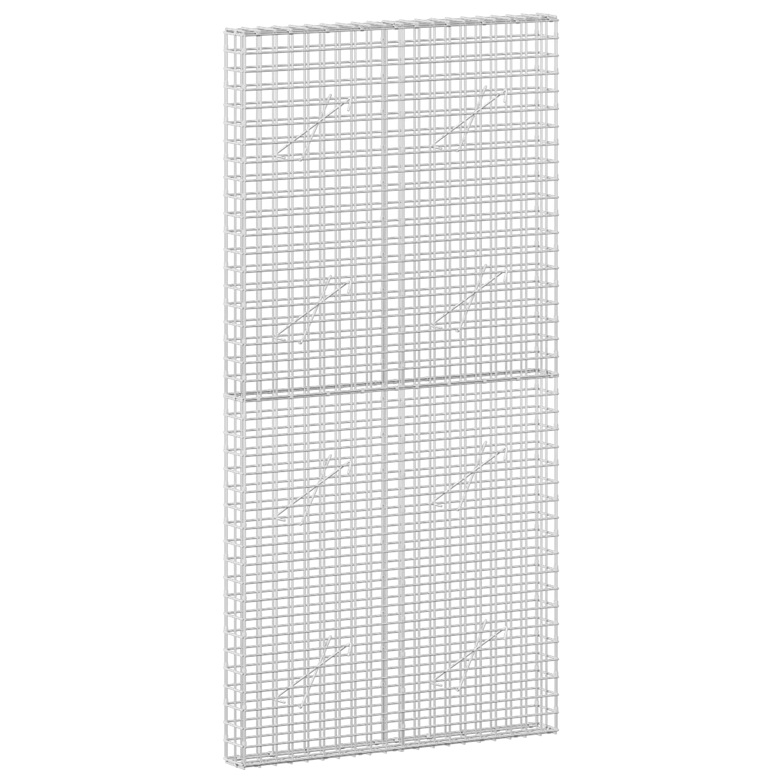 vidaXL Gabion s drátem 3,5 mm a síťkou 5x5 cm 100x10x200 cm