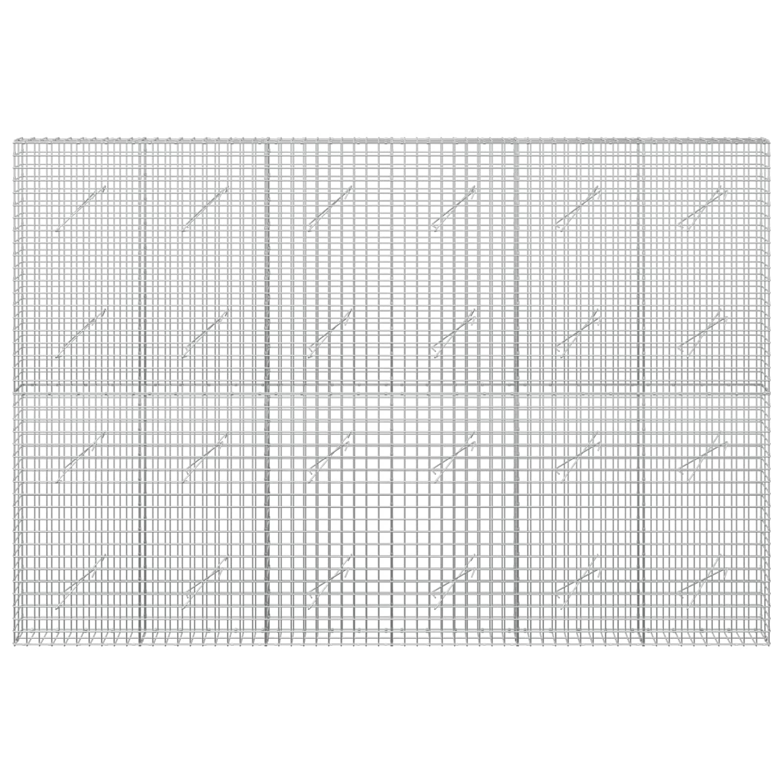 Gabion z žico 3,5 mm in mrežo 5x5 cm 300x10x200 cm