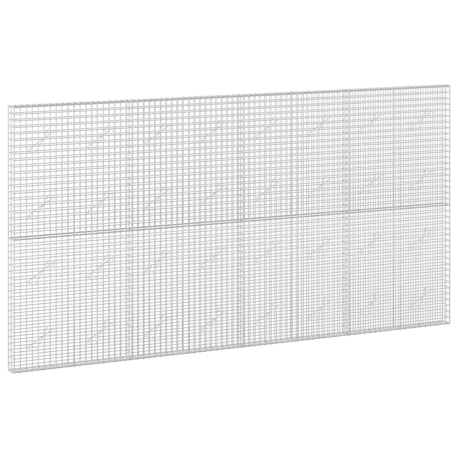 Gabion z žico 3,5 mm in mrežo 5x5 cm 400x10x200 cm