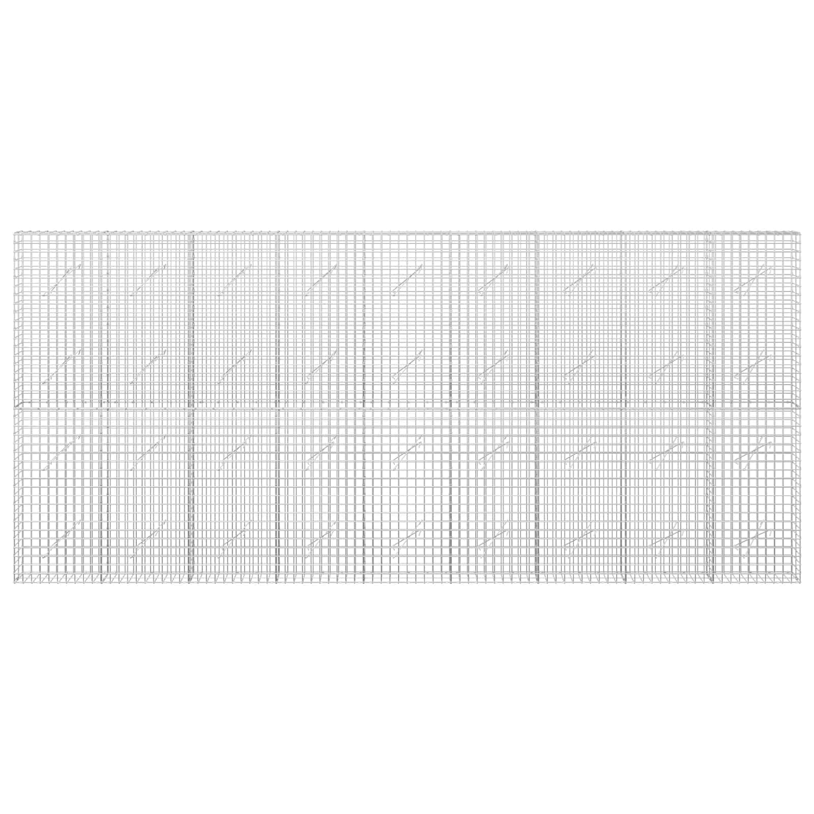 Gabion z žico 3,5 mm in mrežo 5x5 cm 450x10x200 cm