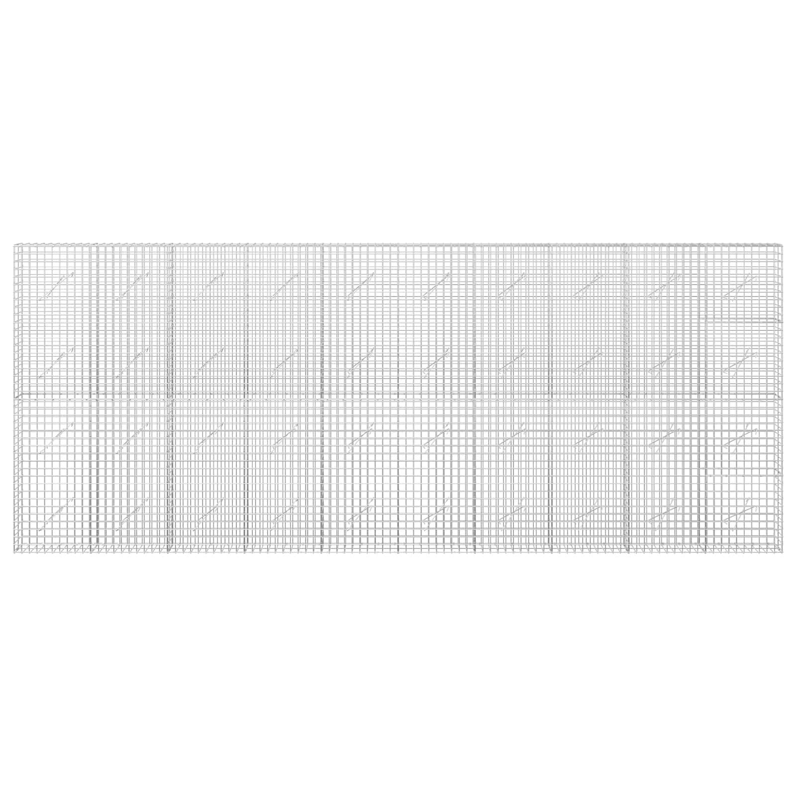 Gabion z žico 3,5 mm in mrežo 5x5 cm 500x10x200 cm