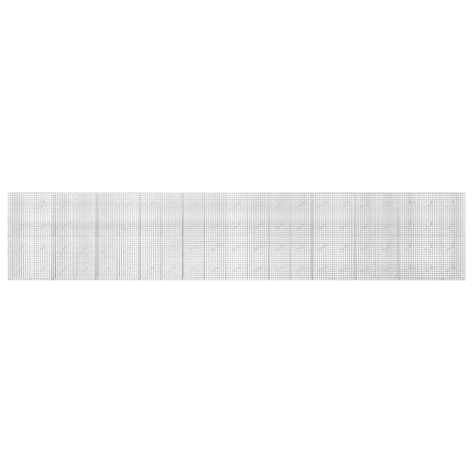 Gabion z žico 3,5 mm in mrežo 5x5 cm 1050x10x200 cm