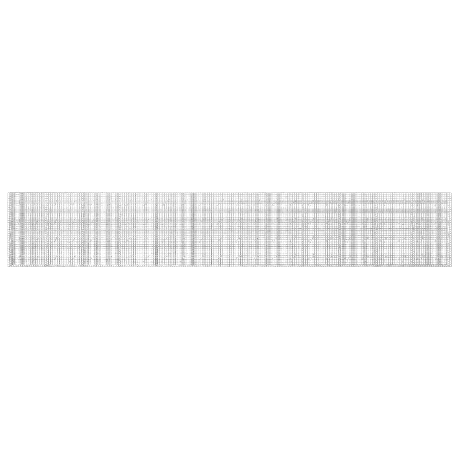 Gabion z žico 3,5 mm in mrežo 5x5 cm 1200x10x200 cm