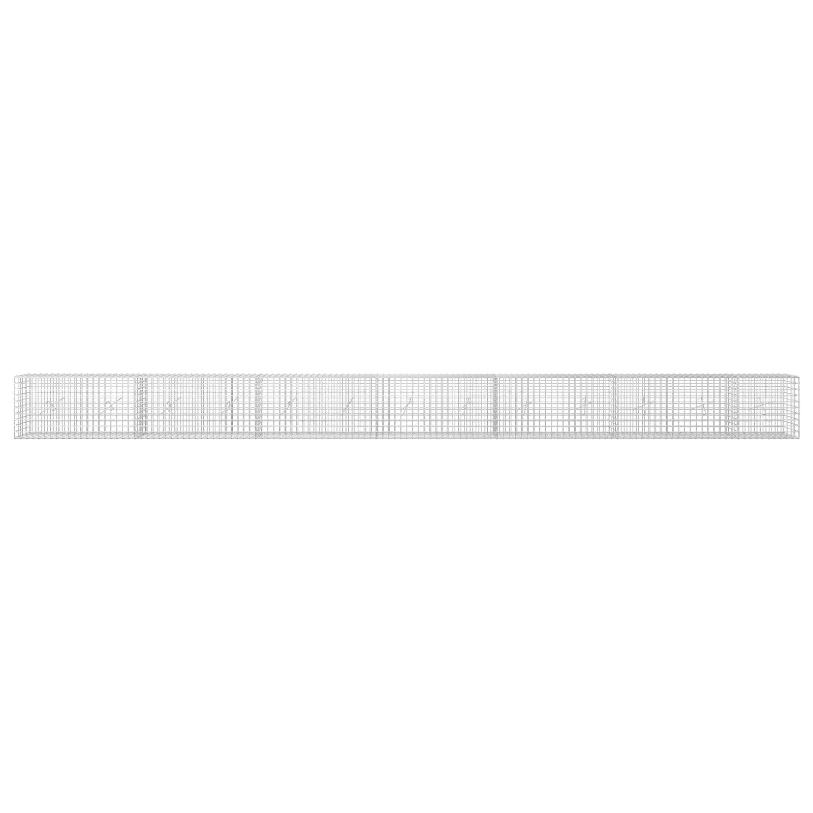 Gabion z žico 3,5 mm in mrežo 5x5 cm 650x20x50 cm