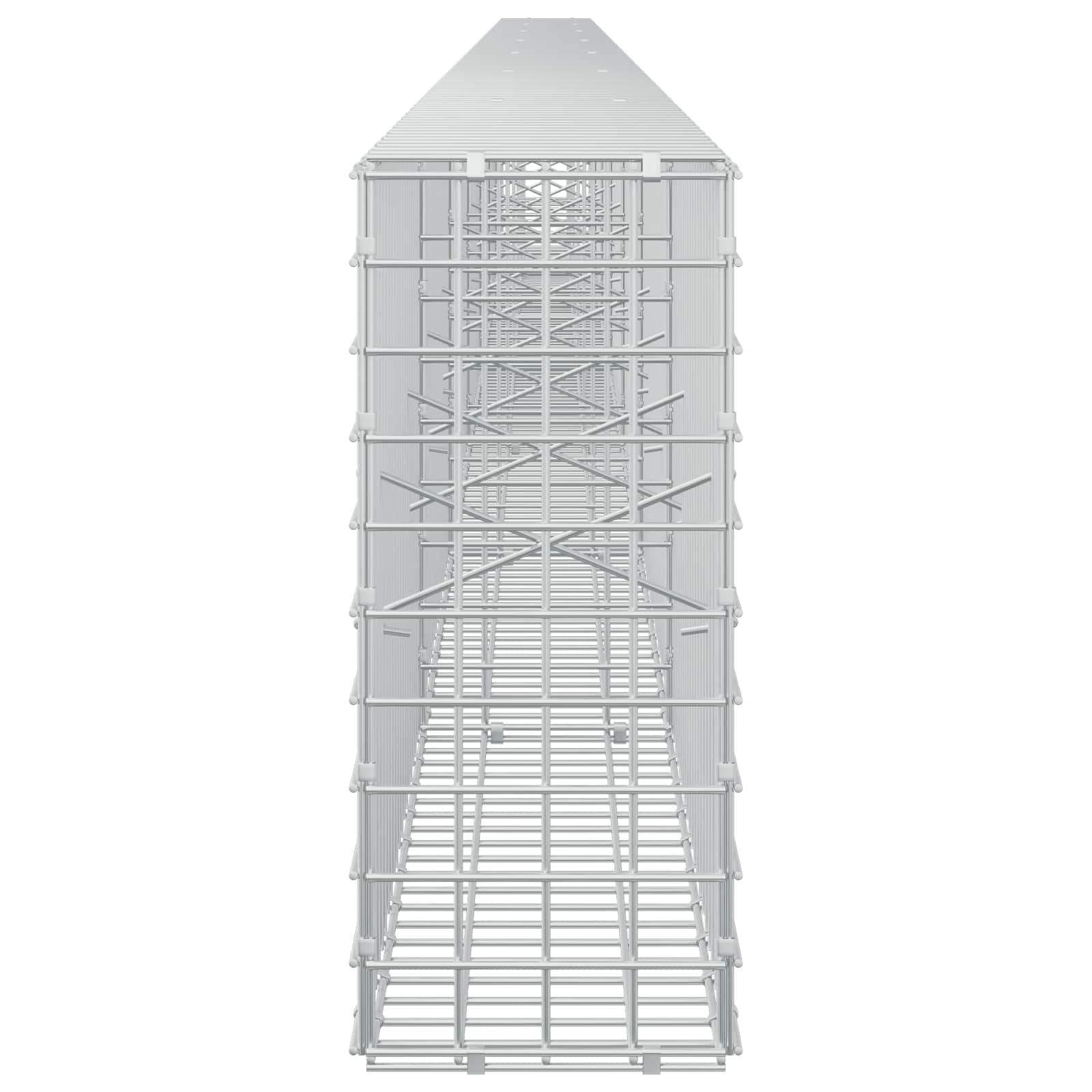 Gabion z žico 3,5 mm in mrežo 5x5 cm 700x20x50 cm
